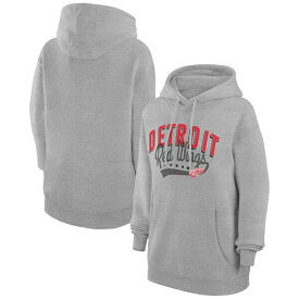 カールバンクス レディース パーカー・スウェットシャツ アウター Detroit Red Wings G III 4Her by Carl Banks Women's Filigree Logo Pullover Hoodie???Gray