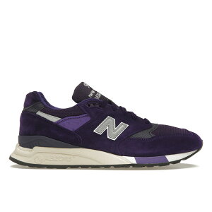 New Balance �j���[�o�����X �����Y �X�j�[�J�[ �yNew Balance 998 MiUSA Teddy Santis Plum Purple�z �T�C�Y US_7(25.0cm) Plum Purple/White/Black