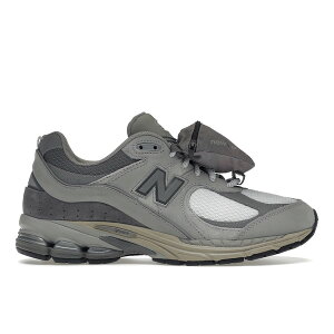 New Balance �j���[�o�����X �����Y �X�j�[�J�[ �yNew Balance 2002R Grey Pocket�z �T�C�Y US_6(24.0cm) Grey/Light Grey/Black