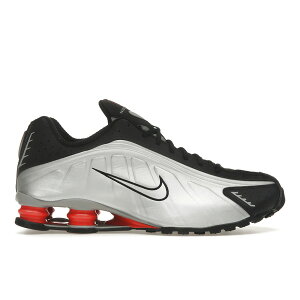 Nike �i�C�L �����Y �X�j�[�J�[ �yNike Shox R4 Black Metallic Silver (2025)�z �T�C�Y US_M_4.5 Metallic Silver