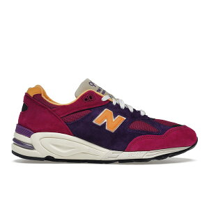 New Balance �j���[�o�����X �����Y �X�j�[�J�[ �yNew Balance 990v2 MiUSA Teddy Santis Purple Yellow�z �T�C�Y US_11(29.0cm) Purple/Yellow