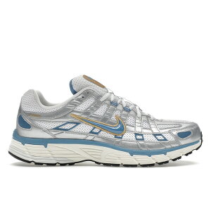 Nike iCL Y Xj[J[ yNike P-6000 Metallic Silver Aegean Stormz TCY US_6(24.0cm) White/Metallic Silver/Pale Ivory/Aegean Storm