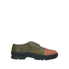 ミッソーニ メンズ ドレスシューズ シューズ Lace-up shoes Military green