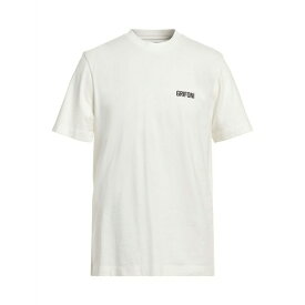 【送料無料】 グリフォーニ メンズ Tシャツ トップス T-shirts Cream