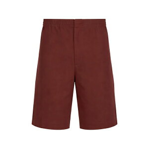 �[�j�A �����Y �J�W���A���p���c �{�g���X Linen chino shorts Red