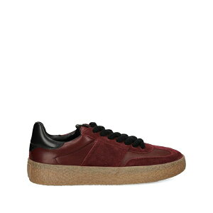 �P�l���A���h�V�������K�[ ���f�B�[�X �X�j�[�J�[ �V���[�Y Suede panelled sneakers Red