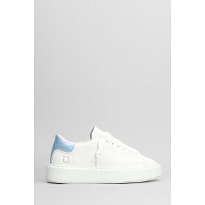 デイト レディース スニーカー シューズ Sfera Sneakers In White Leather WHITE SKY