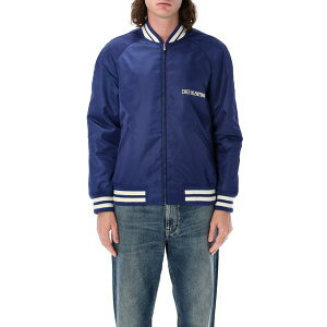 @eBm K@[j Y WPbgu] AE^[ Chez Valentino Bomber Jacket Blue
