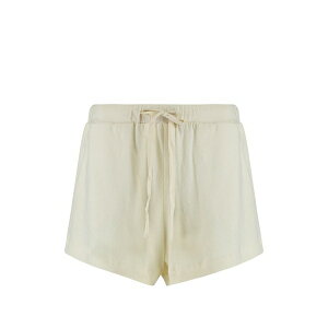 �U�E�O���[�g ���f�B�[�X �J�W���A���p���c �{�g���X The delta drawstring cotton shorts Neutrals
