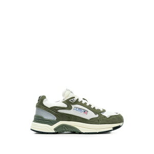 �I�[�g���[ �����Y �X�j�[�J�[ �V���[�Y Hyperway panelled suede sneakers Green
