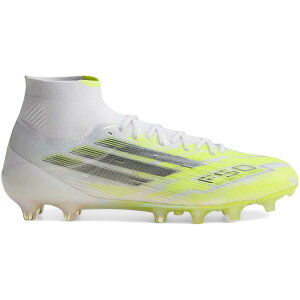 adidas �A�f�B�_�X ���f�B�[�X �X�j�[�J�[ �yadidas F50 Sparkfusion Elite Mid Cut FG/AG Born for Goals Pack (Women's)�z �T�C�Y US_W_10 Cloud White/Iron Metallic/Hi-Res Yellow
