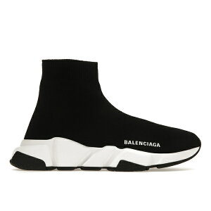 Balenciaga �o�����V�A�K ���f�B�[�X �X�j�[�J�[ �yBalenciaga Speed Recycled Black White (Women's)�z �T�C�Y US_7(24.0cm) Black/White