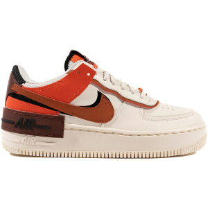Nike �i�C�L ���f�B�[�X �X�j�[�J�[ �yNike Air Force 1 Low Shadow XLD Pale Ivory Oxen Brown (Women's)�z �T�C�Y US_5(22.0cm) Pale Ivory/Oxen Brown/Burnt Sunrise