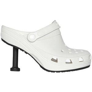 Balenciaga �o�����V�A�K ���f�B�[�X �X�j�[�J�[ �yBalenciaga x Crocs Madame 80MM White (Women's)�z �T�C�Y US_9(26.0cm) White