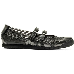 Onitsuka Tiger �I�j�c�J�^�C�K�[ ���f�B�[�X �X�j�[�J�[ �yOnitsuka Tiger Mexico 66 TGRS Glitter Pack Black Gunmetal (Women's)�z �T�C�Y US_6(23.0cm) Black/Gunmetal