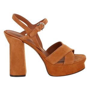 Ferragamo �t�F���K�� ���f�B�[�X �X�j�[�J�[ �yFerragamo Sonya Platform Heel Sandals Brown (Women's)�z �T�C�Y US_8(25.0cm) Brown