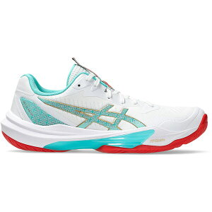 ASICS �A�V�b�N�X ���f�B�[�X �X�j�[�J�[ �yASICS Sky Elite FF 3 White Sea Glass (Women's)�z �T�C�Y US_W_11.5 White/Sea Glass