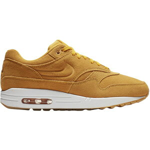 Nike �i�C�L ���f�B�[�X �X�j�[�J�[ �yNike Air Max 1 PRM University Gold Suede (Women's)�z �T�C�Y US_7(24.0cm) University Gold/University Gold