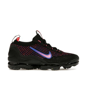 Nike �i�C�L ���f�B�[�X �X�j�[�J�[ �yNike Air VaporMax 2021 Flyknit Black Hyper Pink (Women's)�z �T�C�Y US_8.5(25.5cm) Black/Hyper Pink/Racer Blue