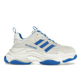 Balenciaga バレンシアガ レディース スニーカー 【Balenciaga x adidas Triple S White Blue (Women's)】 サイズ US_6(23.0cm) White/White/Blue