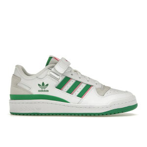 adidas �A�f�B�_�X ���f�B�[�X �X�j�[�J�[ �yadidas Forum Low White Green Lucid Pink (Women's)�z �T�C�Y US_5(22.0cm) Cloud White / Green / Lucid Pink
