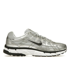 Nike �i�C�L ���f�B�[�X �X�j�[�J�[ �yNike P-6000 Metallic Silver Pure Platinum (Women's)�z �T�C�Y US_W_13.5 White/Metallic Silver/Pure Platinum/Black