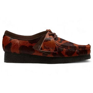 Clarks �N���[�N�X ���f�B�[�X �X�j�[�J�[ �yClarks Wallabee Brown Cow Print (Women's)�z �T�C�Y US_6(23.0cm) Brown Cow Print