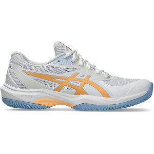 ASICS �A�V�b�N�X ���f�B�[�X �X�j�[�J�[ �yASICS Gel-Game FF Padel White Orange Glow (Women's)�z �T�C�Y US_9.5(26.5cm) White/Orange Glow