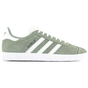 adidas �A�f�B�_�X ���f�B�[�X �X�j�[�J�[ �yadidas Gazelle Silver Green (Women's)�z �T�C�Y US_5.5(22.5cm) Silver Green/Cloud White/Core Black