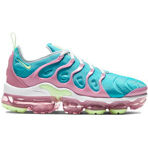 Nike �i�C�L ���f�B�[�X �X�j�[�J�[ �yNike Air VaporMax Plus Easter (2020) (Women's)�z �T�C�Y US_7(24.0cm) White/Platinum Tint-Oracle Aqua-Barely Volt