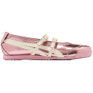 Onitsuka Tiger �I�j�c�J�^�C�K�[ ���f�B�[�X �X�j�[�J�[ �yOnitsuka Tiger Mexico 66 TGRS Metallic Pack Crystal Pink Cream (Women's)�z �T�C�Y US_W_12 Crystal Pink/Cream