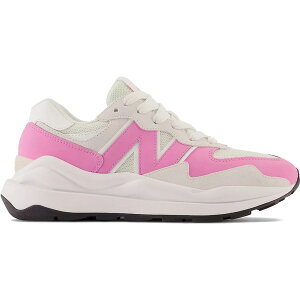New Balance �j���[�o�����X ���f�B�[�X �X�j�[�J�[ �yNew Balance 57/40 Barbie (Women's)�z �T�C�Y US_6(23.0cm) Raspberry/White