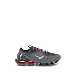 �~�Y�m �����Y �X�j�[�J�[ �V���[�Y Wave prophecy 13.2 logo sneakers Grey
