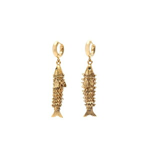 �C�U�x�� �}���� ���f�B�[�X �s�A�X���C�������O �A�N�Z�T���[ Boucle d'oreill earrings Gold