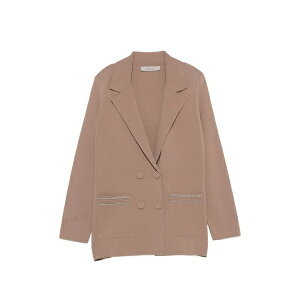 �f�B�[�E�G�N�X�e���A ���f�B�[�X �W���P�b�g���u���]�� �A�E�^�[ Double-breasted embellished blazer Neutrals