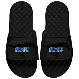 アイスライド メンズ サンダル シューズ SMU Mustangs ISlide Tonal Pop Slide Sandals Black
