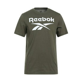 REEBOK リーボック Tシャツ トップス メンズ T-shirts Military green