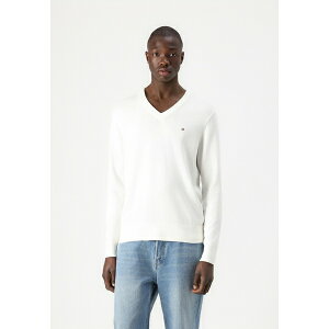 �g�~�[ �q���t�B�K�[ �����Y �j�b�g&�Z�[�^�[ �A�E�^�[ V NECK - Jumper - ivory petal