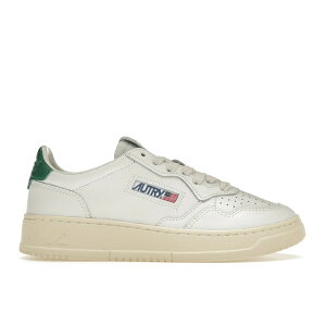 Autry �I�[�g���[ ���f�B�[�X �X�j�[�J�[ �yAutry Medalist Leather Low White Green (Women's)�z �T�C�Y EU_35(21.5cm) White/Green/Cream