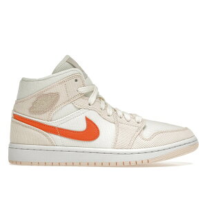 Jordan W[_ fB[X Xj[J[ yJordan 1 Mid SE Corduroy Sailz TCY US_W_10 Sail/Orange Quartz-White-Orange