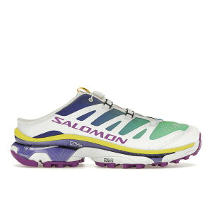Salomon �T������ �����Y �X�j�[�J�[ �ySalomon XT-4 Mule MM6 Maison Margiela White�z �T�C�Y US_6.5(24.5cm) Spectrum Blue/White/Spring Bouquet