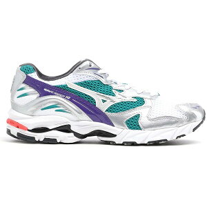 Mizuno �~�Y�m �����Y �X�j�[�J�[ �yMizuno Wave Rider 10 White Silver Teal Purple�z �T�C�Y US_9.5(27.5cm) White/Teal/Purple