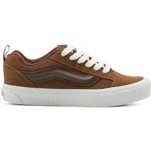 Vans �o���Y �����Y �X�j�[�J�[ �yVans Knu Skool Suede Brown�z �T�C�Y US_8.5(26.5cm) Brown
