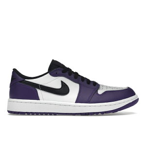 Jordan W[_ Y Xj[J[ yJordan 1 Retro Low Golf Court Purplez TCY US_M_4.5 White/Court Purple-University Red-Black