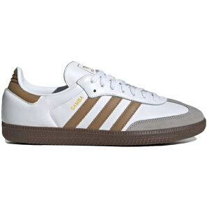 adidas �A�f�B�_�X �����Y �X�j�[�J�[ �yadidas Samba OG Cloud White Brown Desert�z �T�C�Y US_9(27.0cm) Cloud White/Brown Desert/Clear Granite