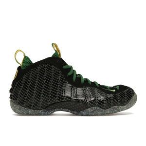 Nike �i�C�L �����Y �X�j�[�J�[ �yNike Air Foamposite One Oregon Ducks�z �T�C�Y US_11(29.0cm) Black/Yellow Strike-Apple Green-Silver