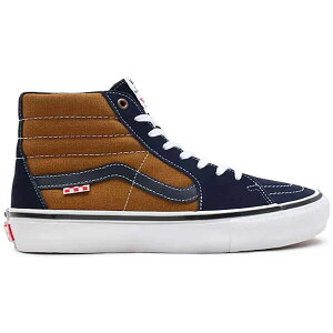 Vans �o���Y �����Y �X�j�[�J�[ �yVans Sk8-Hi Andrew Reynolds�z �T�C�Y US_7.5(25.5cm) Navy/Golden Brown