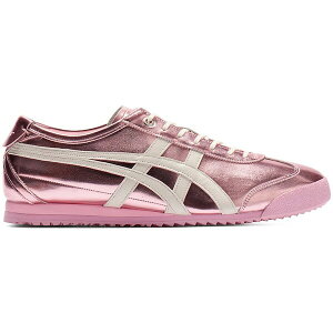 Onitsuka Tiger �I�j�c�J�^�C�K�[ �����Y �X�j�[�J�[ �yOnitsuka Tiger Mexico 66 SD Metallic Series Crystal Pink Cream�z �T�C�Y US_6(24.0cm) Crystal Pink/Cream