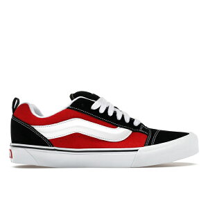 Vans �o���Y �����Y �X�j�[�J�[ �yVans Knu Skool Black Red�z �T�C�Y US_9(27.0cm) Red/True White