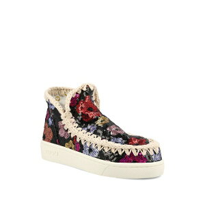 ���E ���f�B�[�X �u�[�c �V���[�Y Summer floral boots Black